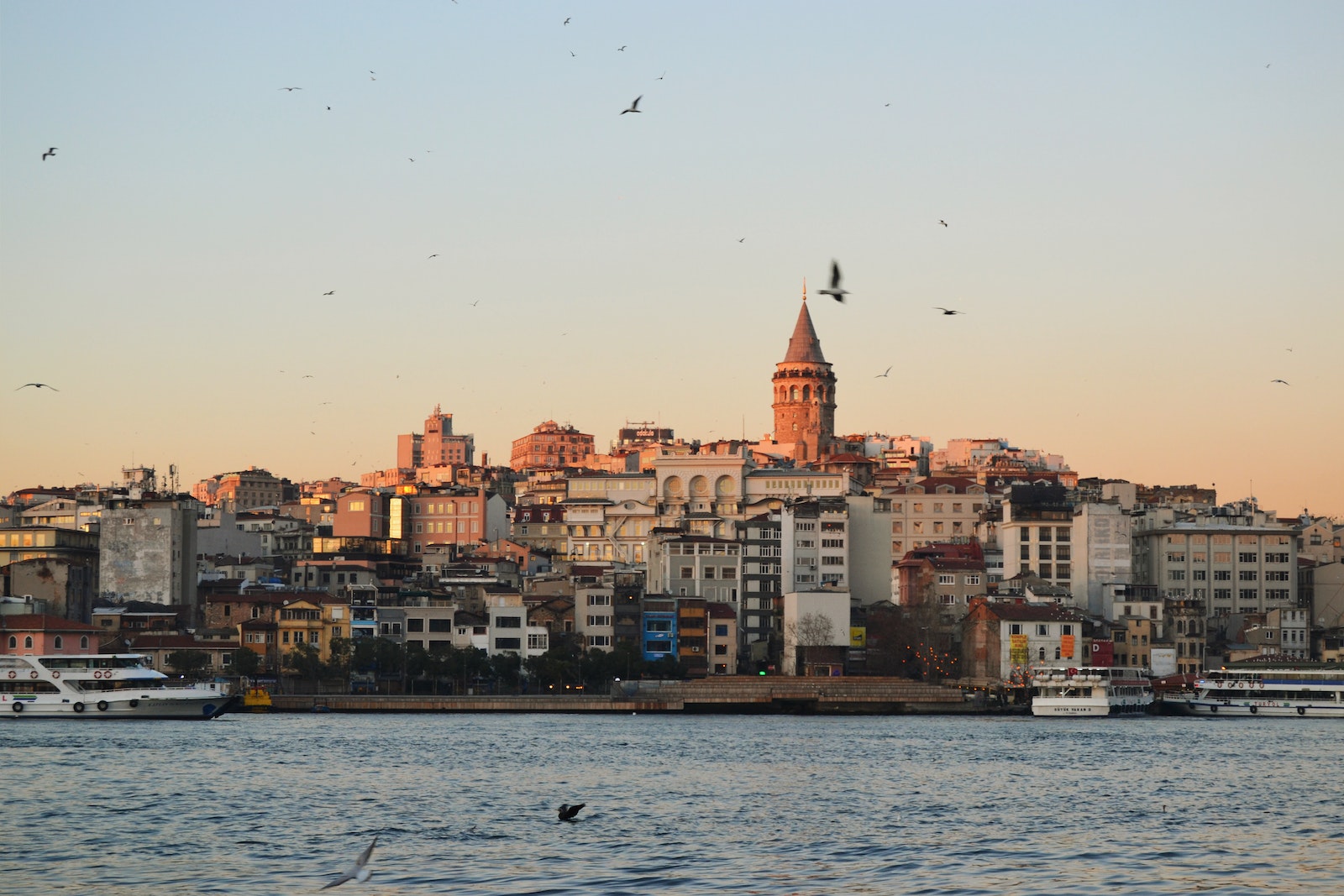 Istanbul - Turkey, Galata Tower, Golder Horn