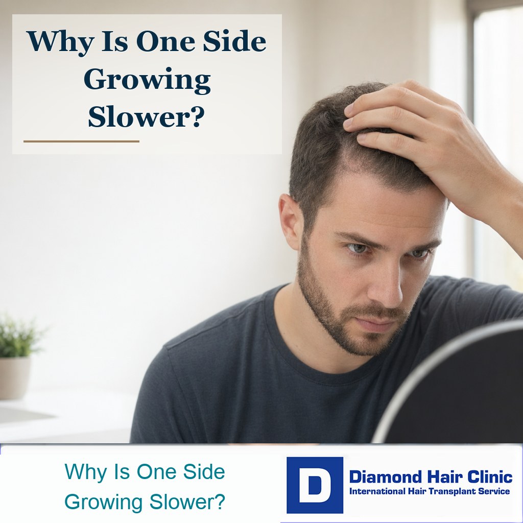 Why Is One Side of My Hair Transplant Growing Slower Than the Other?