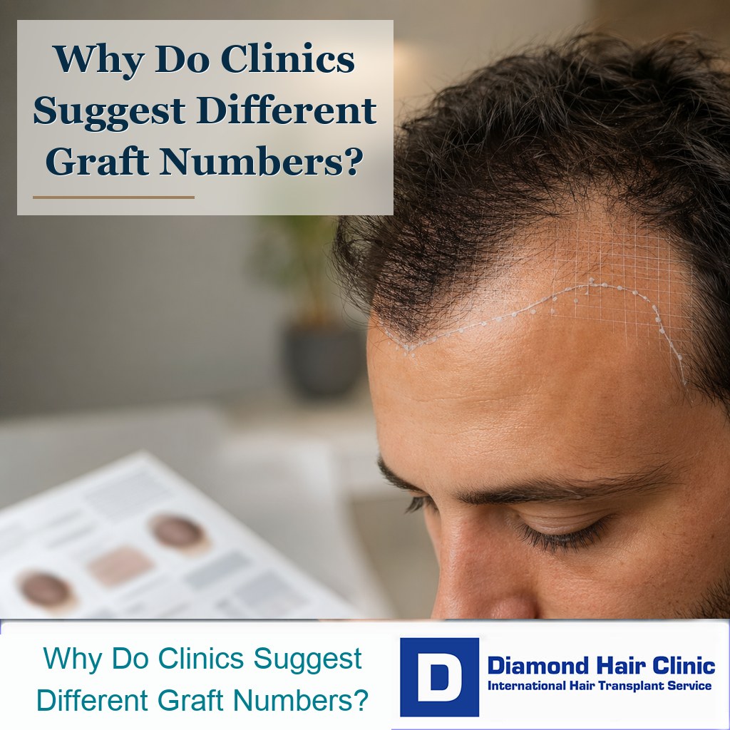 Why Did Two Hair Transplant Clinics Give Me Different Graft Numbers?