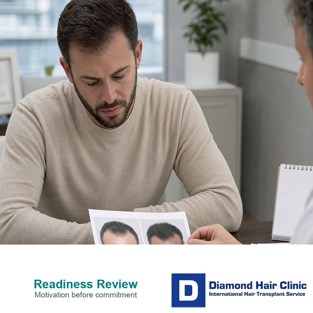 Consultation desk review before committing to hair transplant surgery