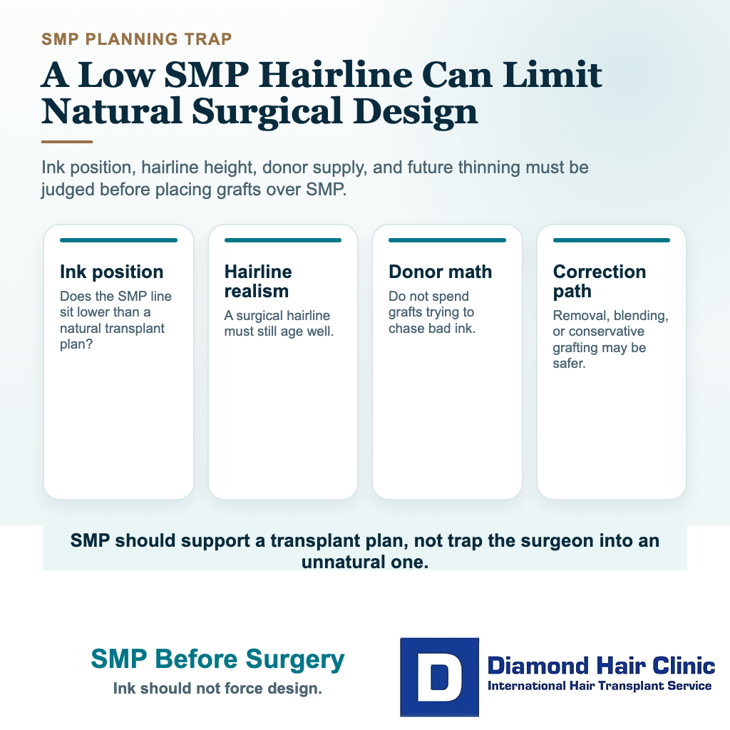 Can I Have a Hair Transplant After Scalp Micropigmentation? visual explaining smp before surgery