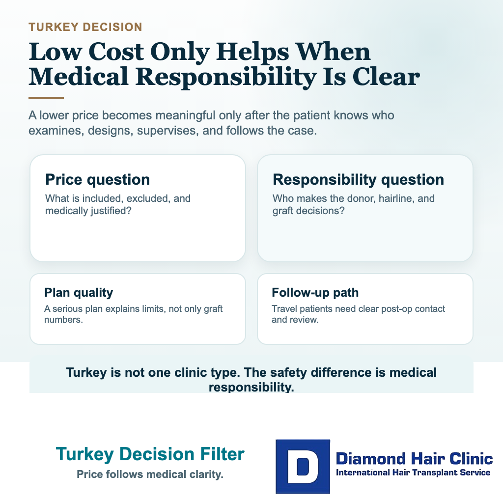 Hair Transplant Procedure in Turkey: In-Depth Guide visual explaining turkey decision filter