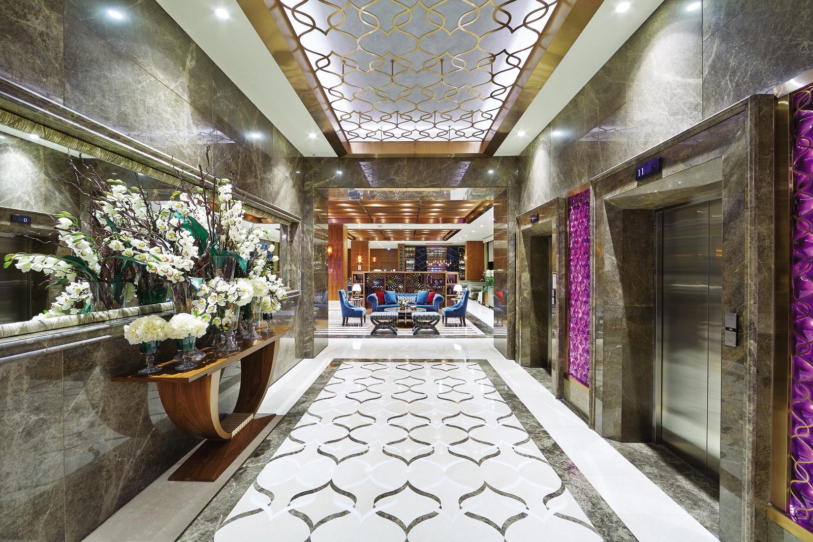 Uranus Istanbul Topkapi Hotel lobby for Diamond Hair Clinic patients