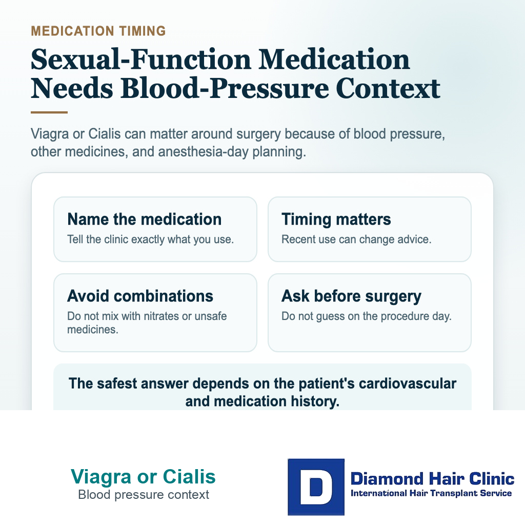 Can I Take Viagra or Cialis After a Hair Transplant? visual explaining how should i decide when to restart?