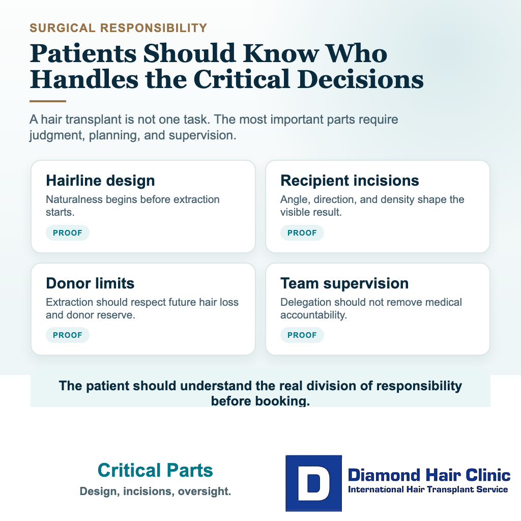 Diamond Hair Clinic: Surgeon-Led Planning in Istanbul visual: critical parts