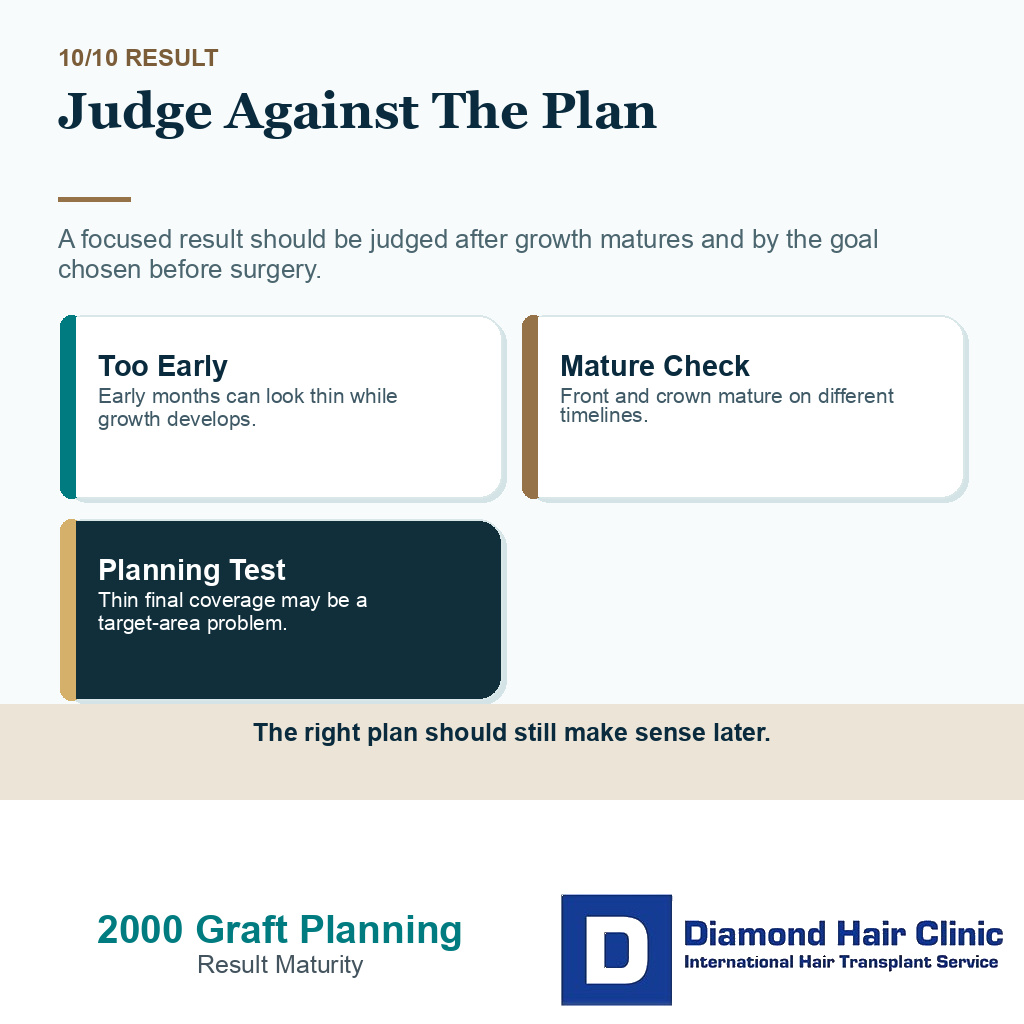 2000 grafts hair transplant carousel slide 10 showing mature result judgment