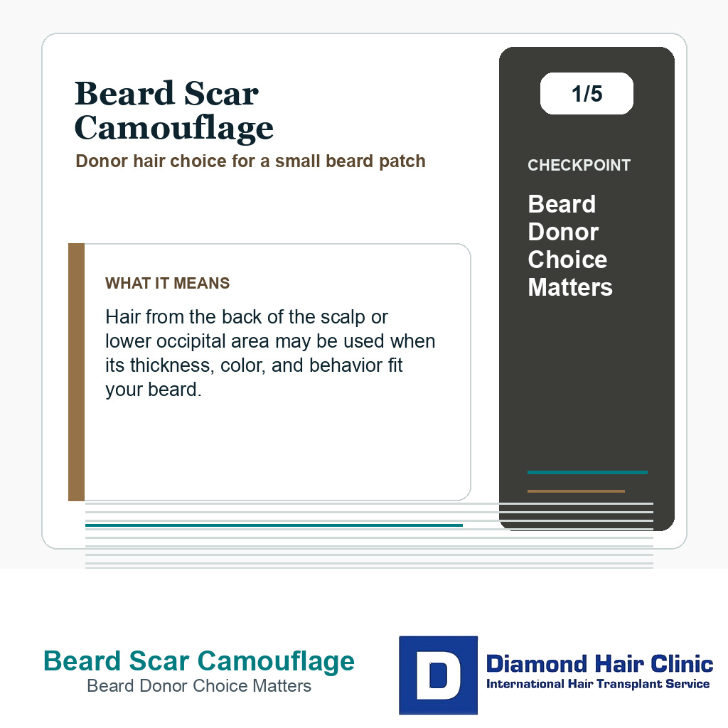 Beard Scar Camouflage carousel slide about beard donor choice matters