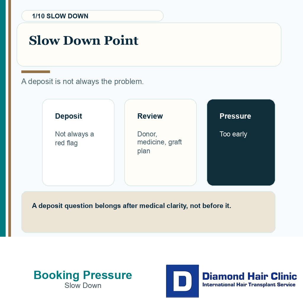 Booking pressure carousel slide 1 explaining pressure before review