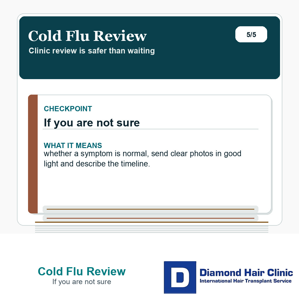 Cold Flu Review carousel slide about if you are not sure
