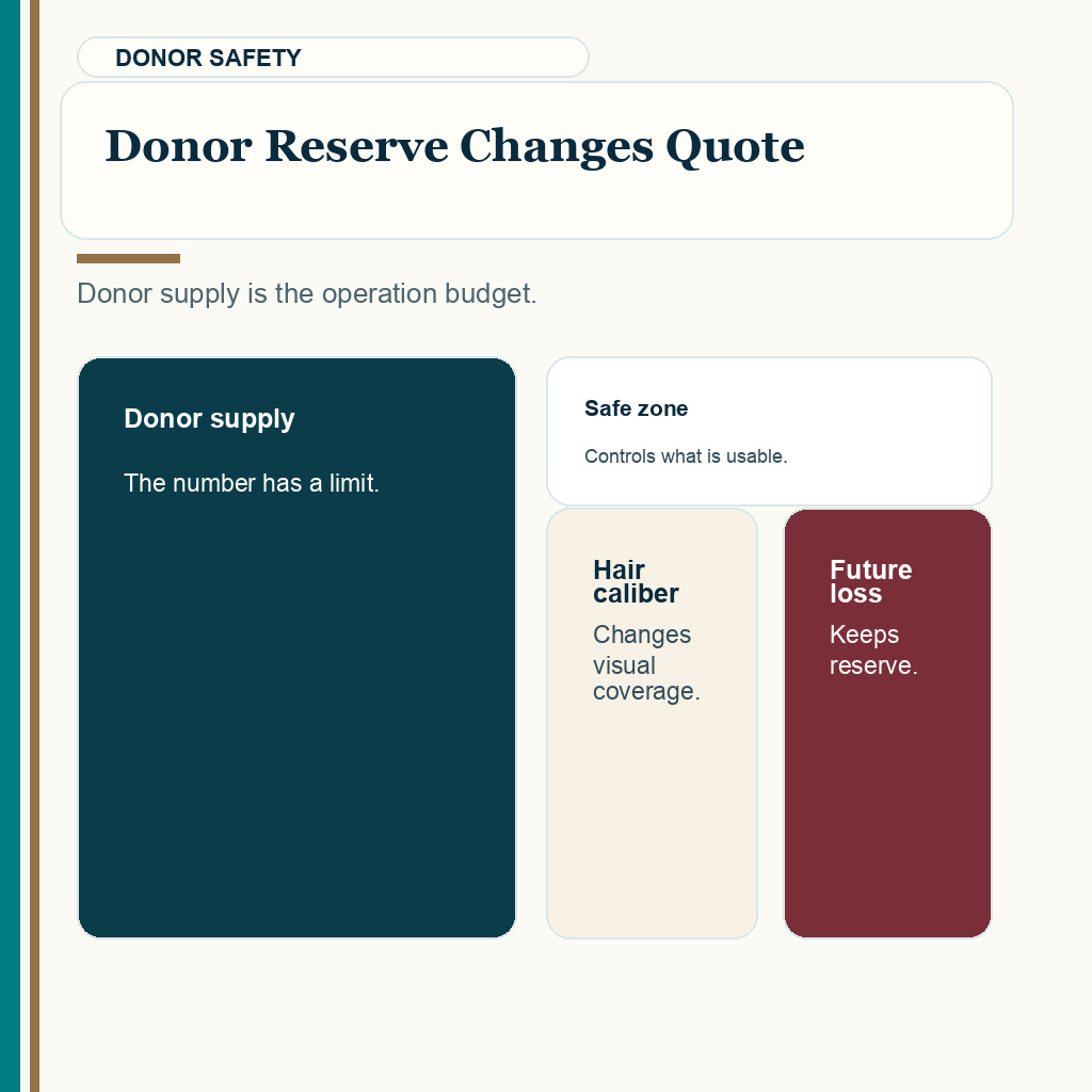 Consultation fee slide 5 explaining donor reserve changes quote