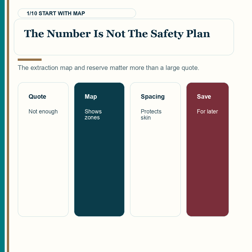 Donor area overharvesting safety slide 1 explaining the number is not the safety plan