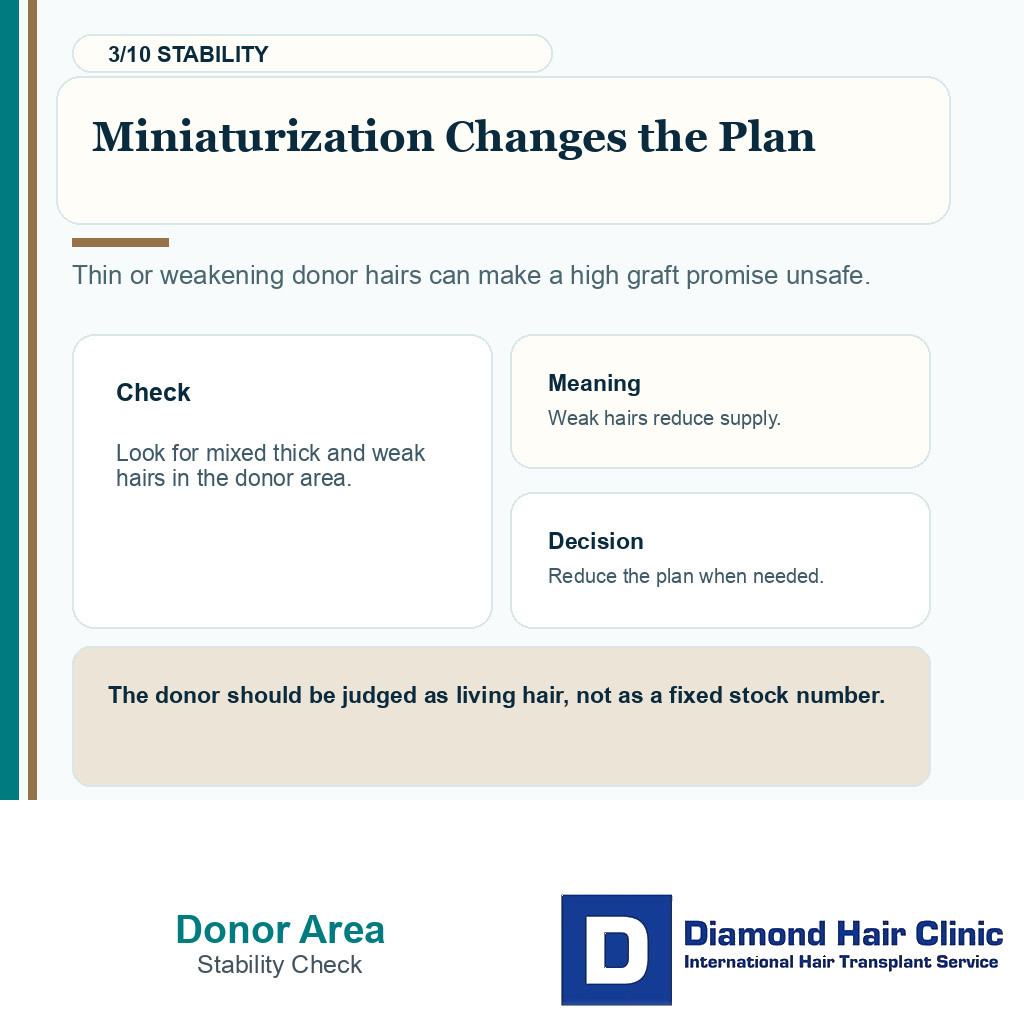 Donor area carousel slide 3 explaining donor miniaturization