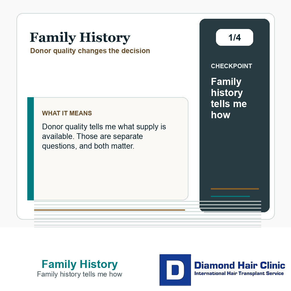 Family History carousel slide about family history tells me how