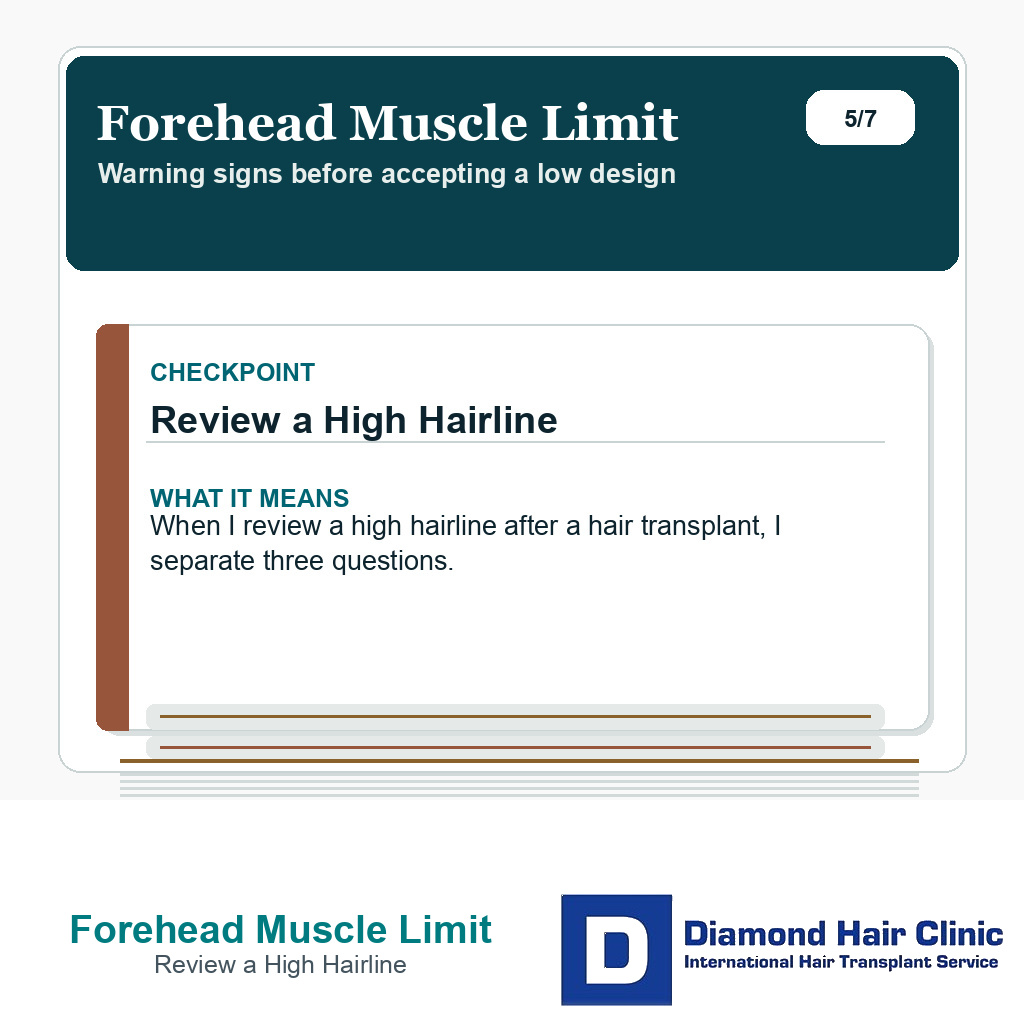 Forehead Muscle Limit carousel slide about review a high hairline