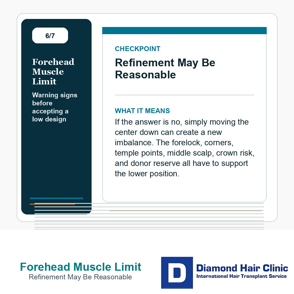 Forehead Muscle Limit carousel slide about refinement may be reasonable