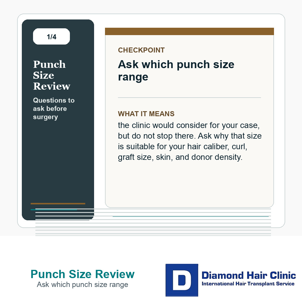 Punch Size Review carousel slide about ask which punch size range