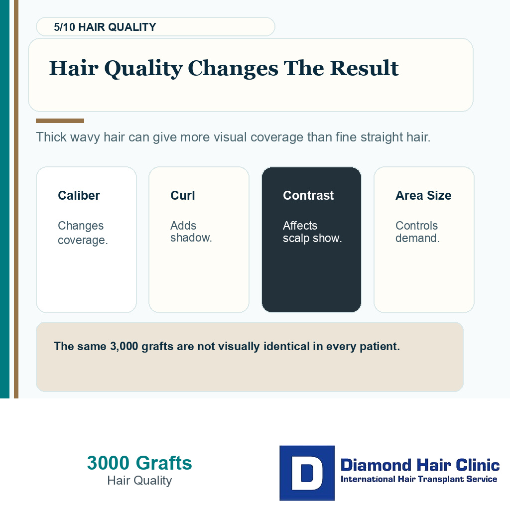 3000 graft coverage carousel slide 5 explaining hair quality changes the result