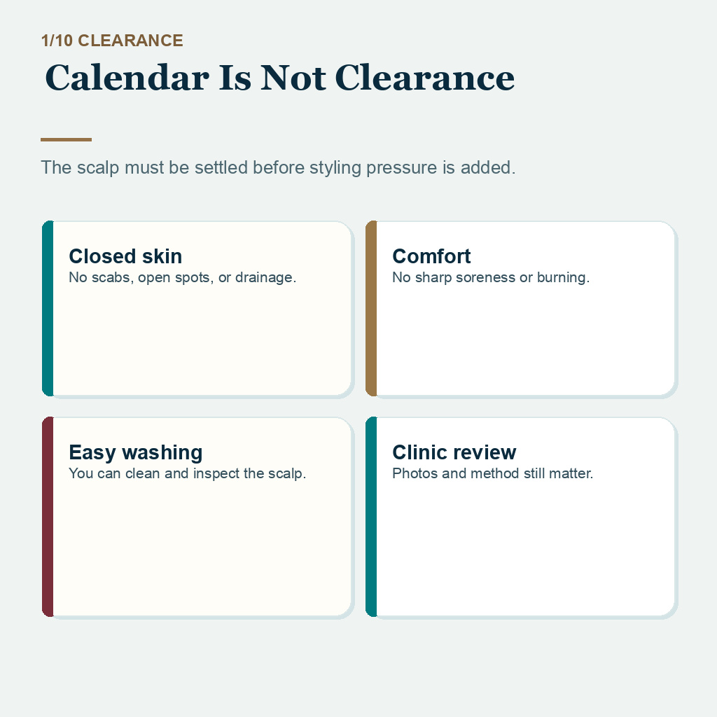 Hair extensions after FUE favorite no strip carousel v3 slide 1 explaining calendar is not clearance