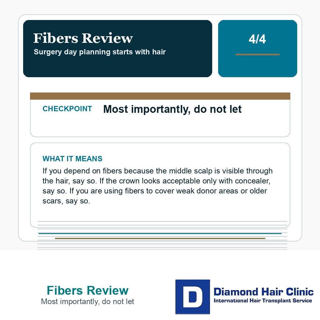 Fibers Review carousel slide about most importantly, do not let