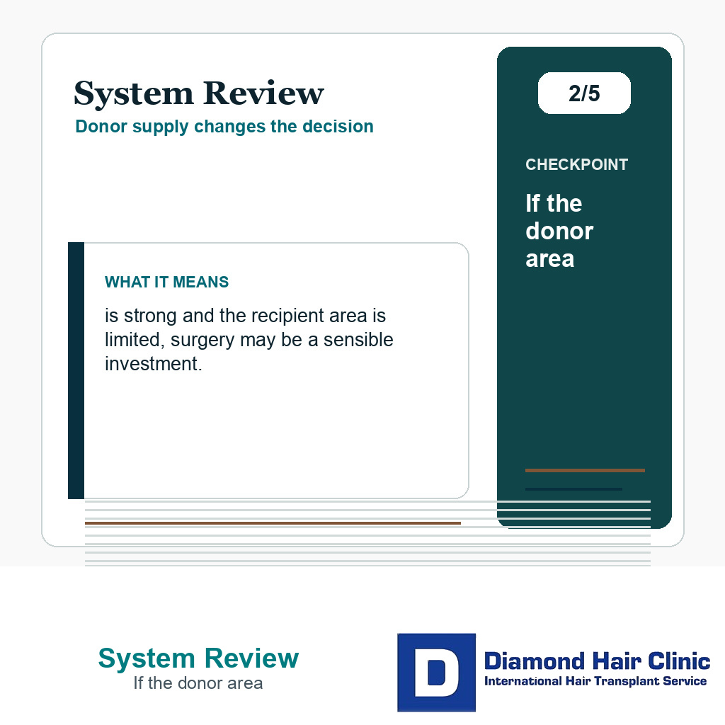 System Review carousel slide about if the donor area