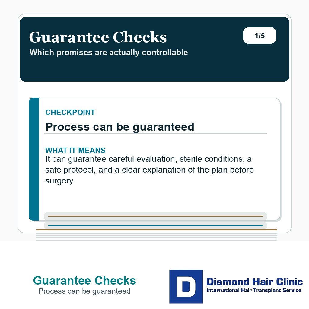 Guarantee Checks carousel slide about process can be guaranteed