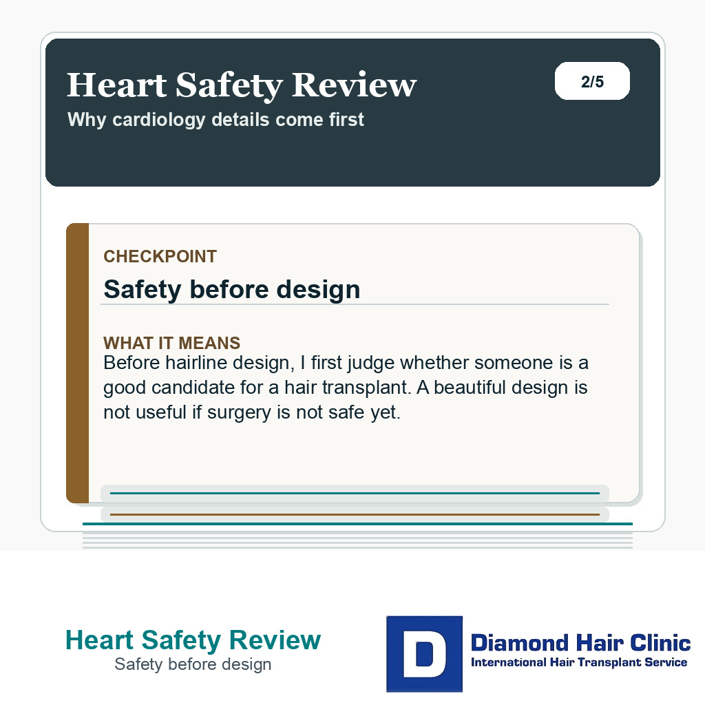 Heart Safety Review carousel slide about safety before design