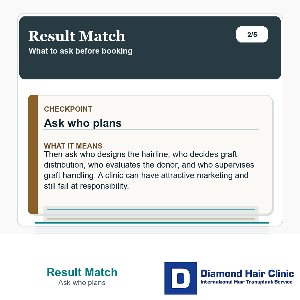 Result Match carousel slide about ask who plans