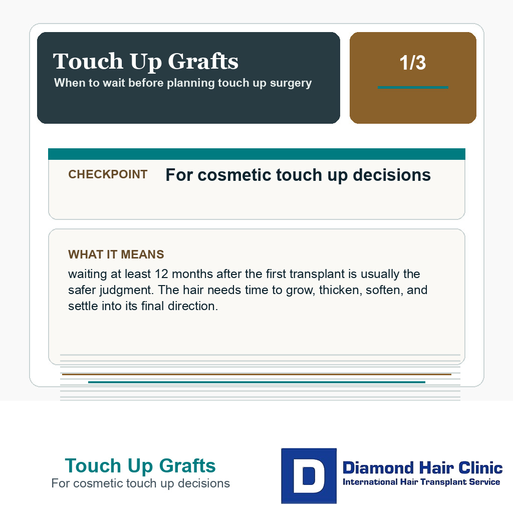 Touch Up Grafts carousel slide about for cosmetic touch up decisions