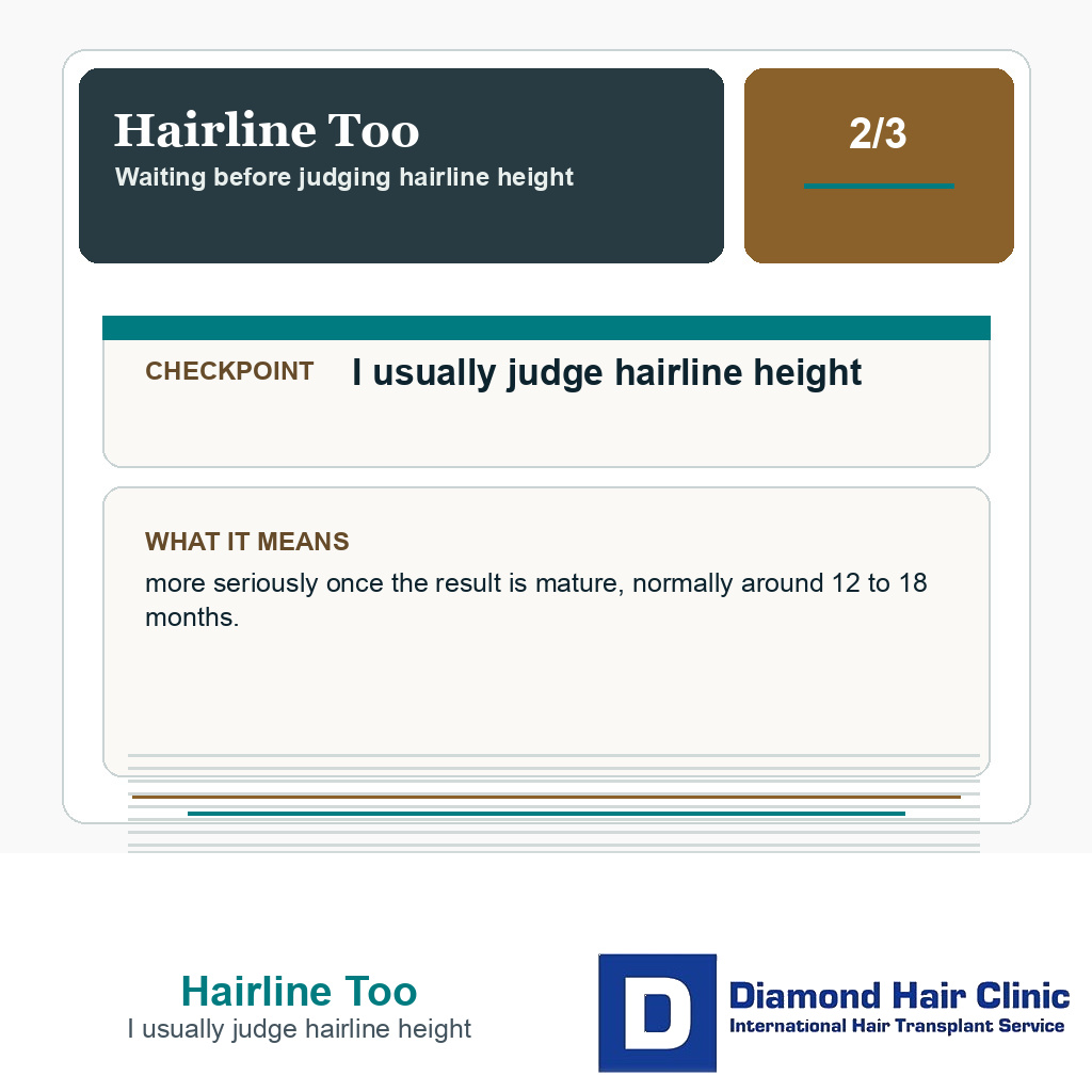 Hairline Too carousel slide about i usually judge hairline height
