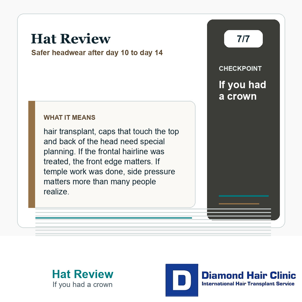 Hat Review carousel slide about if you had a crown