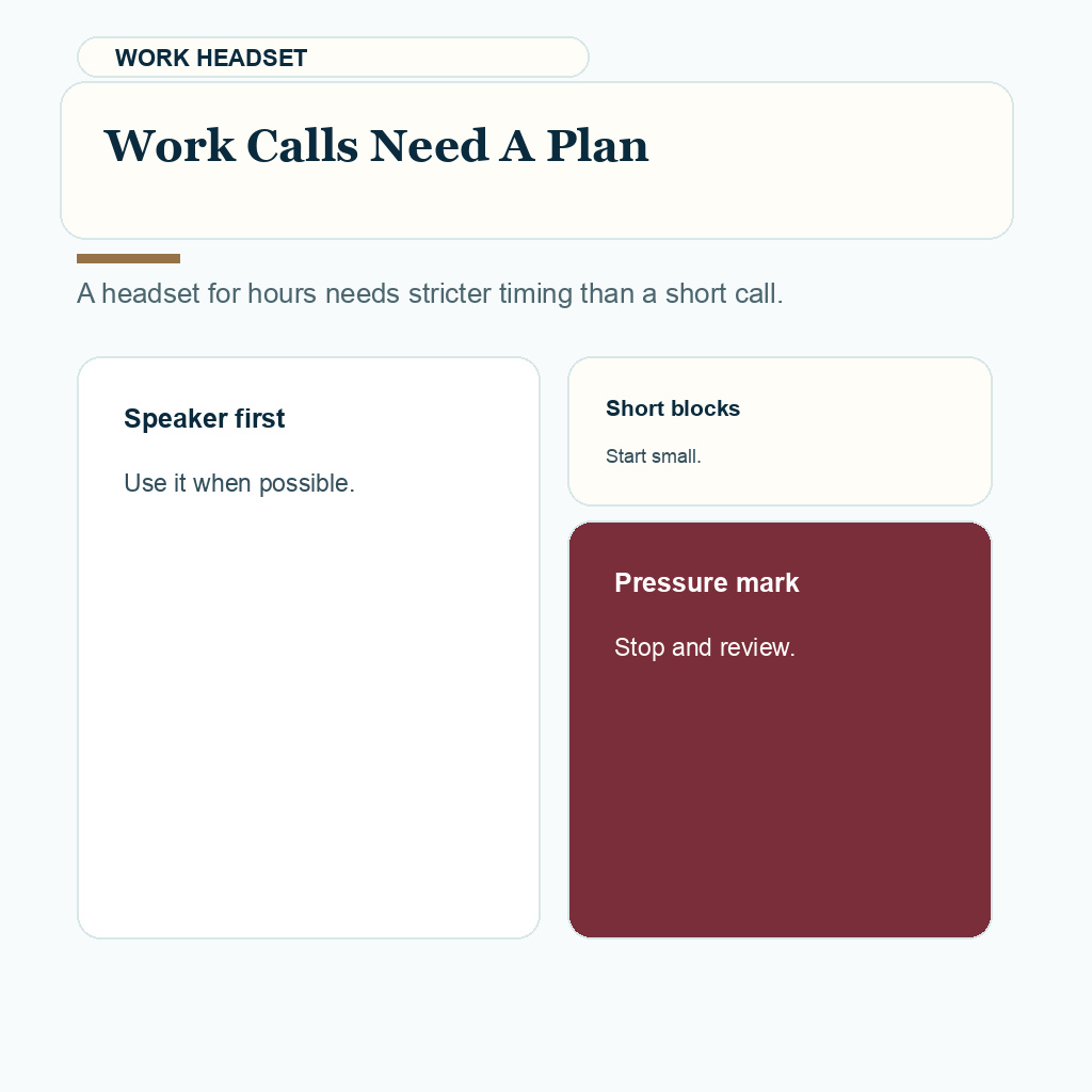 Headphones after hair transplant slide 5 explaining work calls need a plan