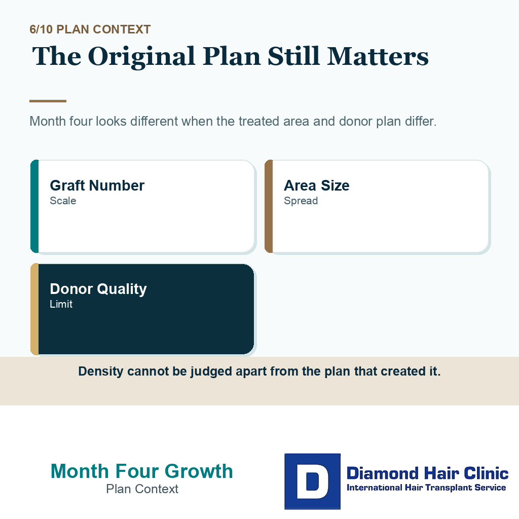 Month four density carousel slide 6 explaining the original plan still matters