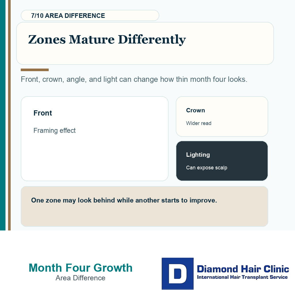 Month four density carousel slide 7 explaining zones mature differently