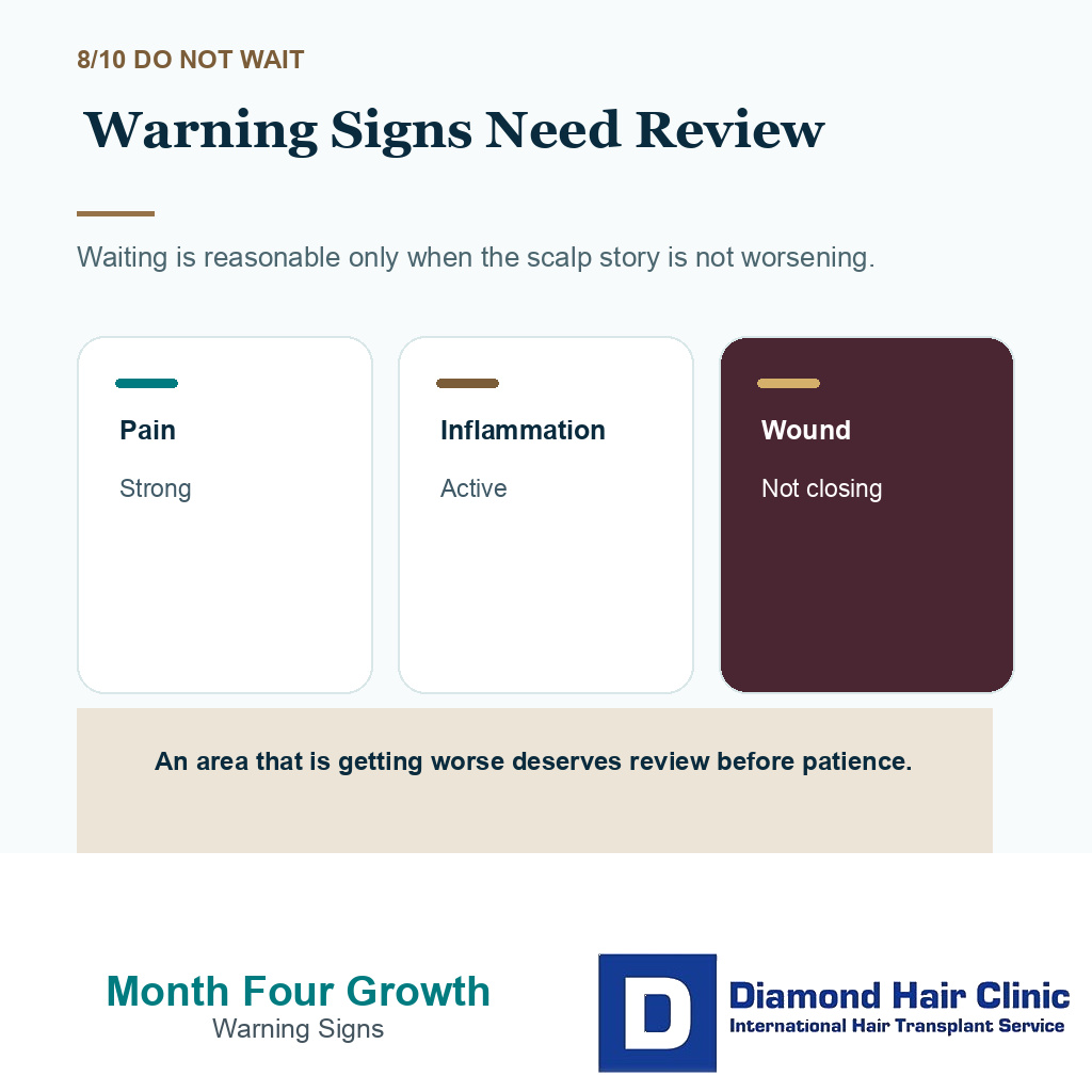 Month four density carousel slide 8 explaining warning signs need review