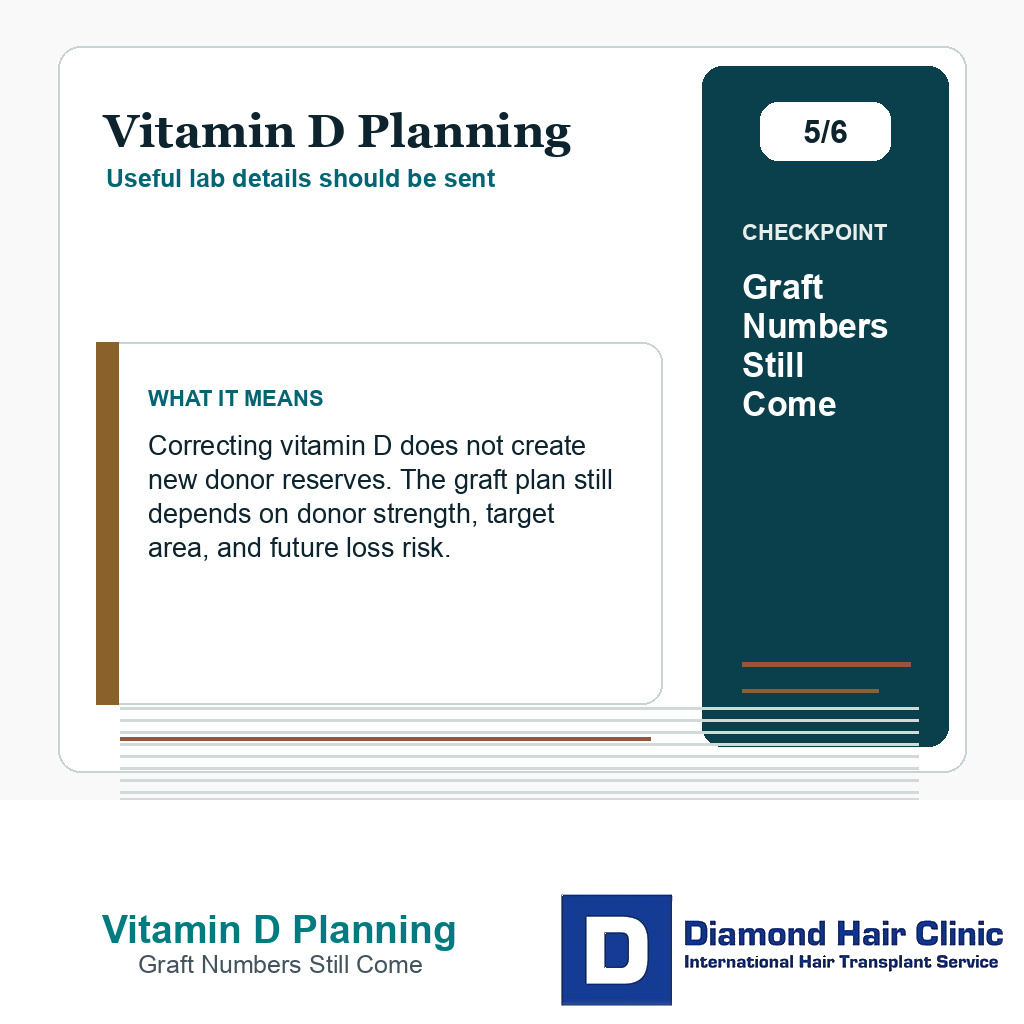 Graft numbers depend on donor capacity, not vitamin D correction
