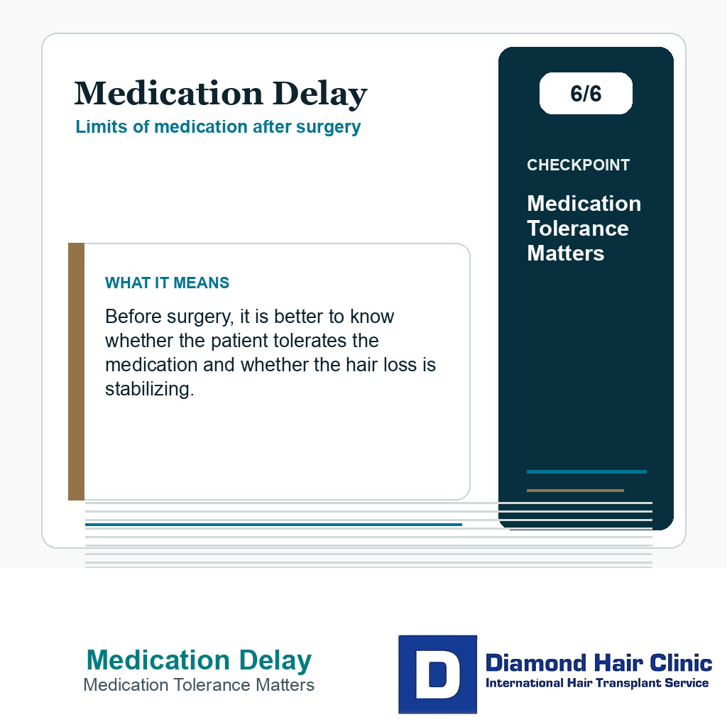 Medication Delay carousel slide about medication tolerance matters