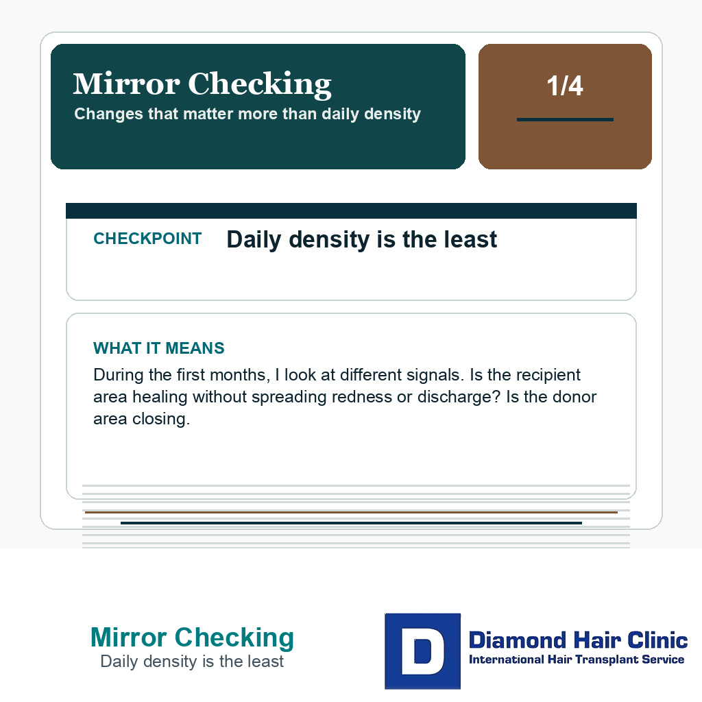 Mirror Checking carousel slide about daily density is the least