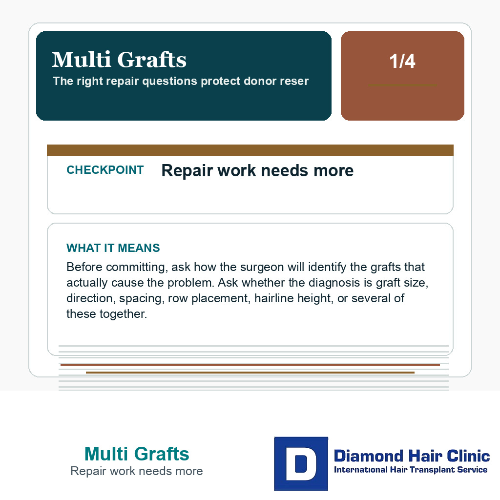 Multi Grafts carousel slide about repair work needs more