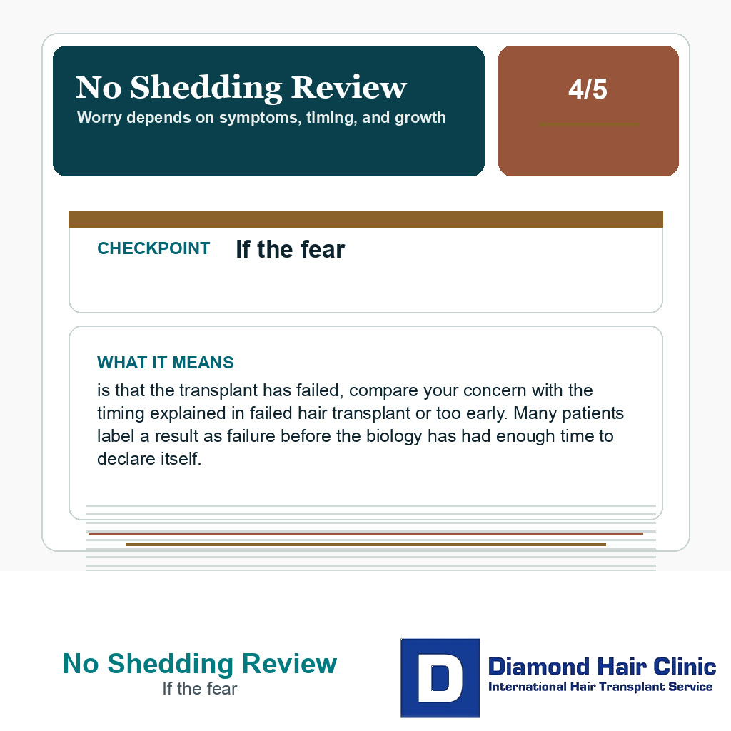 No Shedding Review carousel slide about if the fear