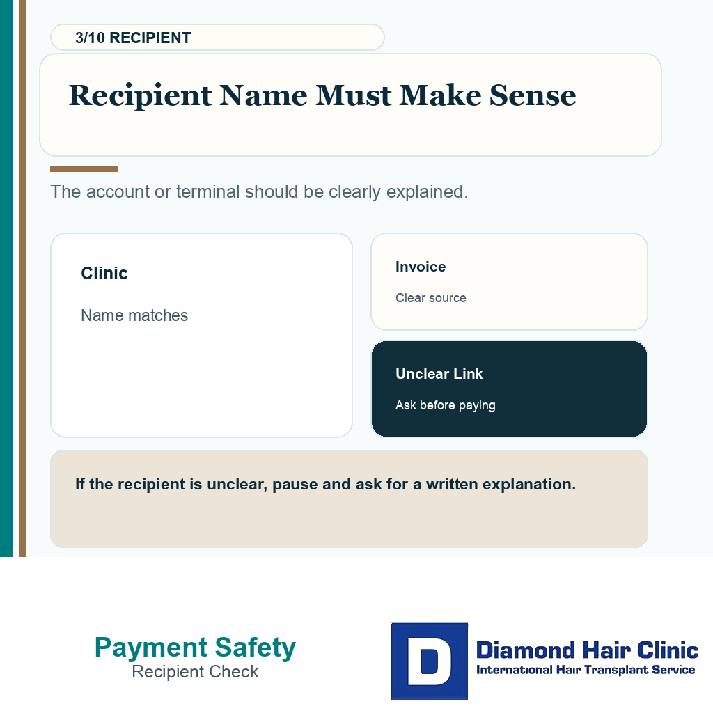 Payment safety carousel slide 3 explaining payment recipient clarity
