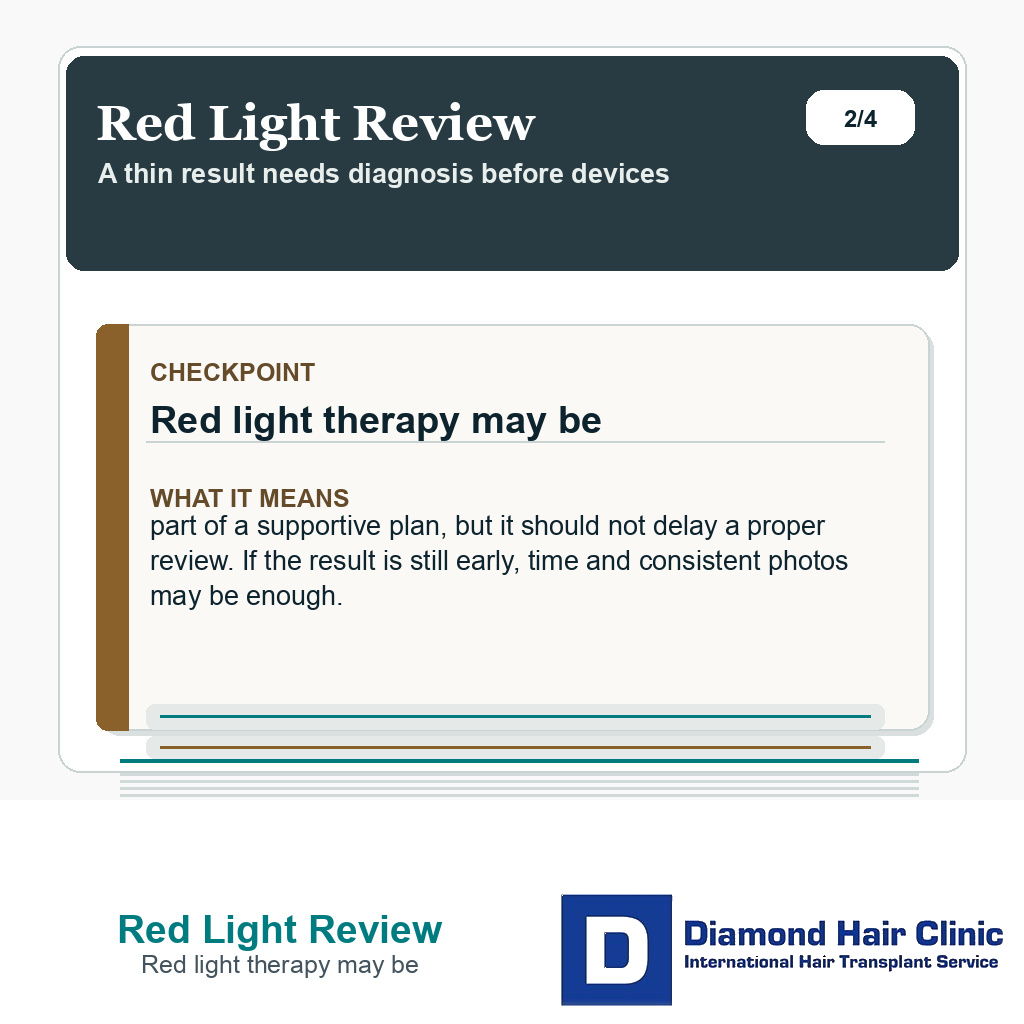 Red Light Review carousel slide about red light therapy may be
