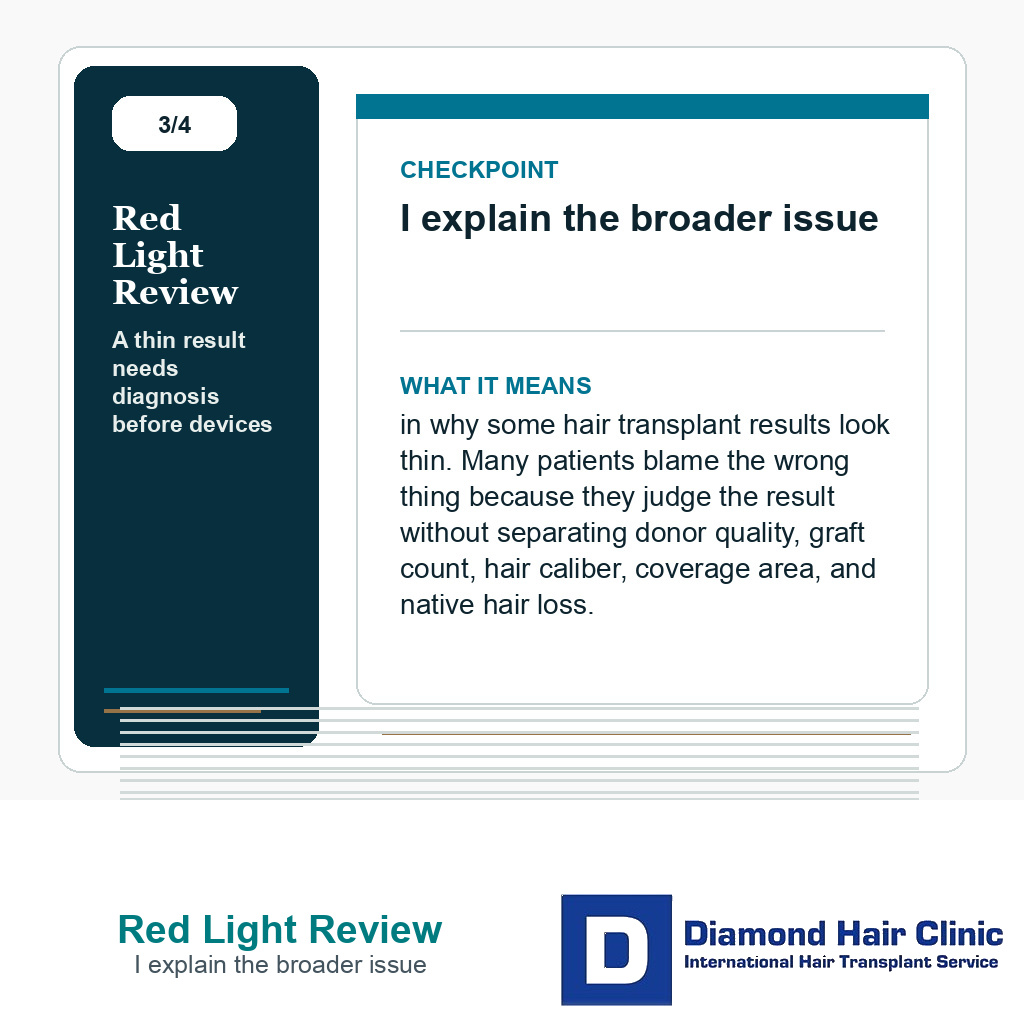 Red Light Review carousel slide about i explain the broader issue