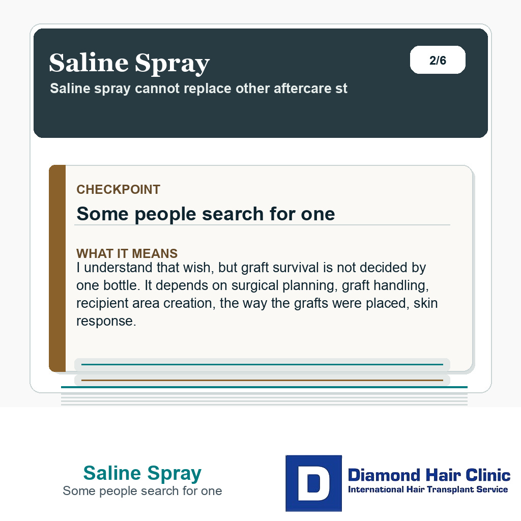 Saline Spray carousel slide about some people search for one