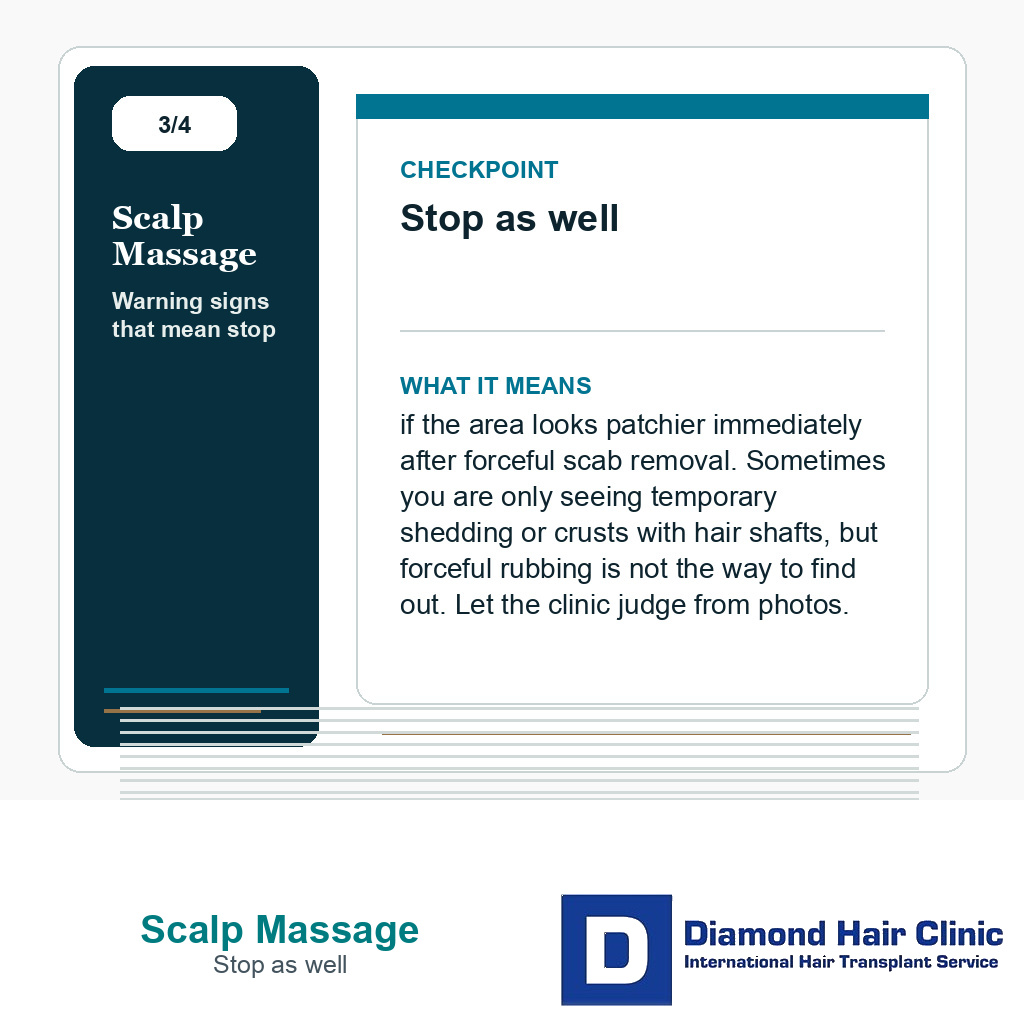 Scalp Massage carousel slide about stop as well