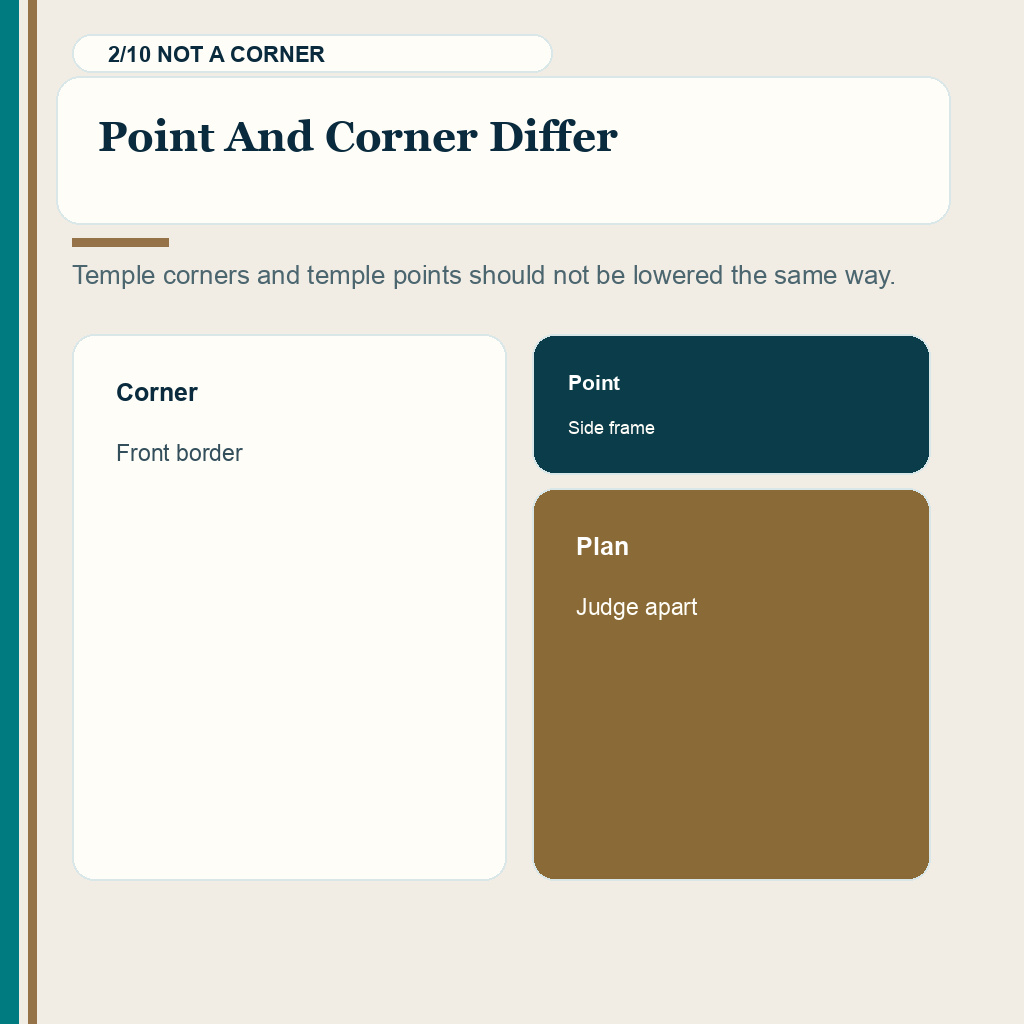 Diamond Hair Clinic temple point planning carousel slide 2 of 10 showing Point And Corner Differ