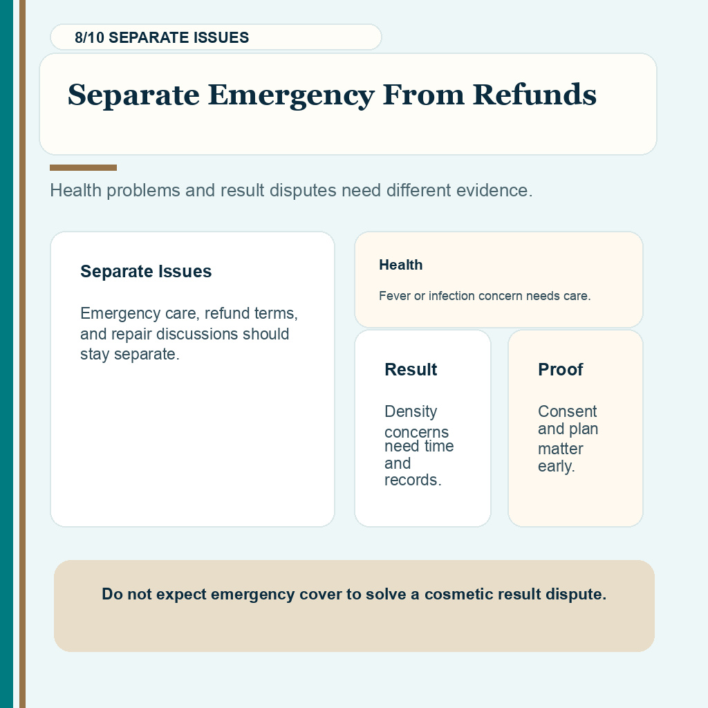Travel insurance hair transplant abroad carousel slide 8 about refund and result disputes