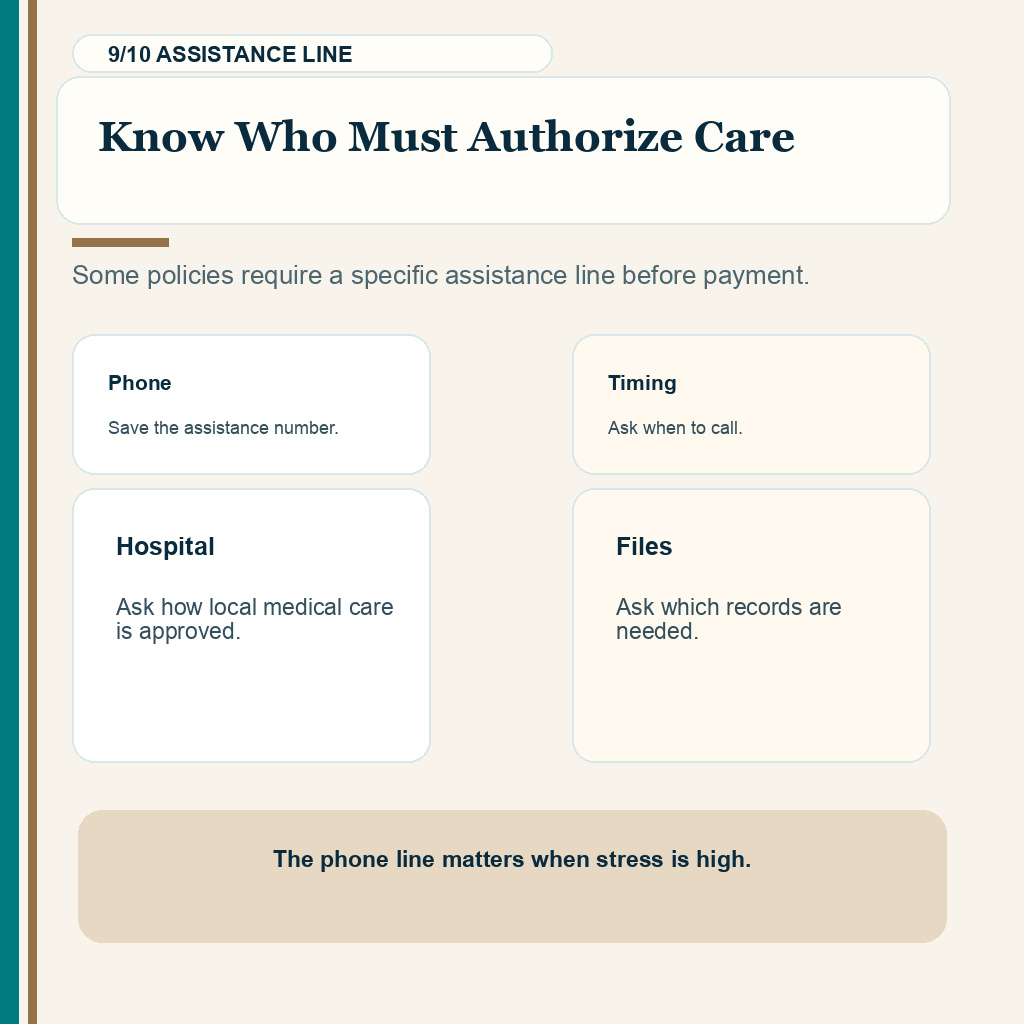 Travel insurance hair transplant abroad carousel slide 9 about assistance line and pre authorization