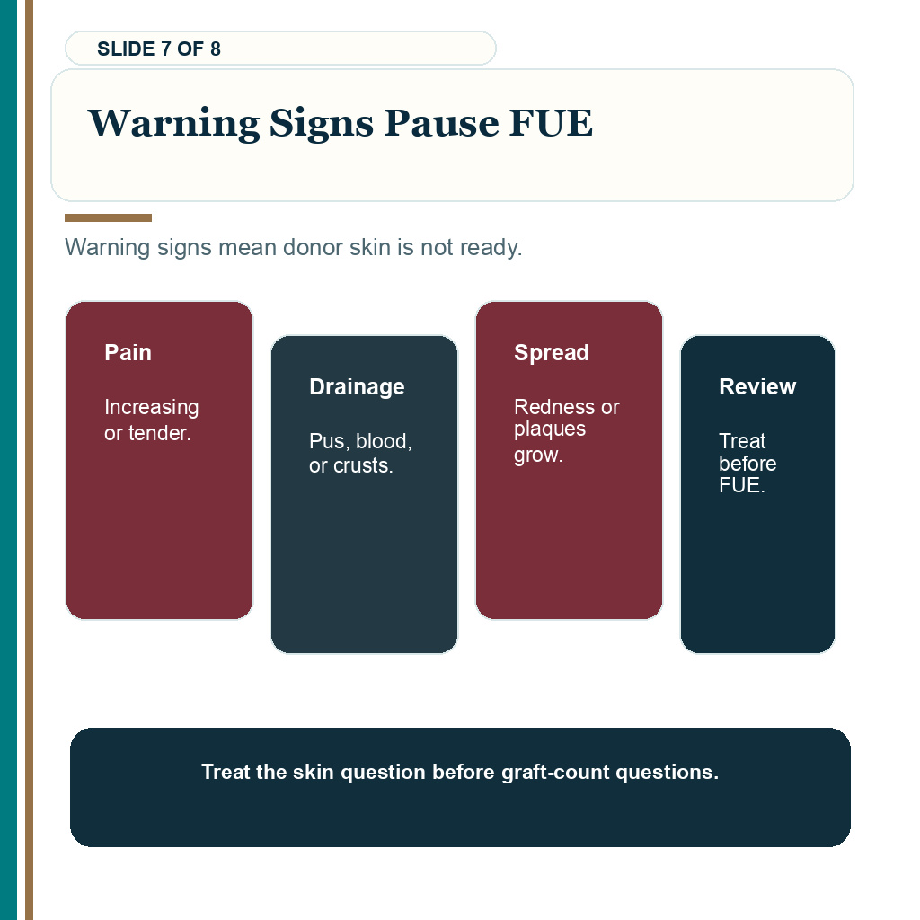 Acne keloidalis nuchae hair transplant carousel slide 7 about warning signs pause fue.
