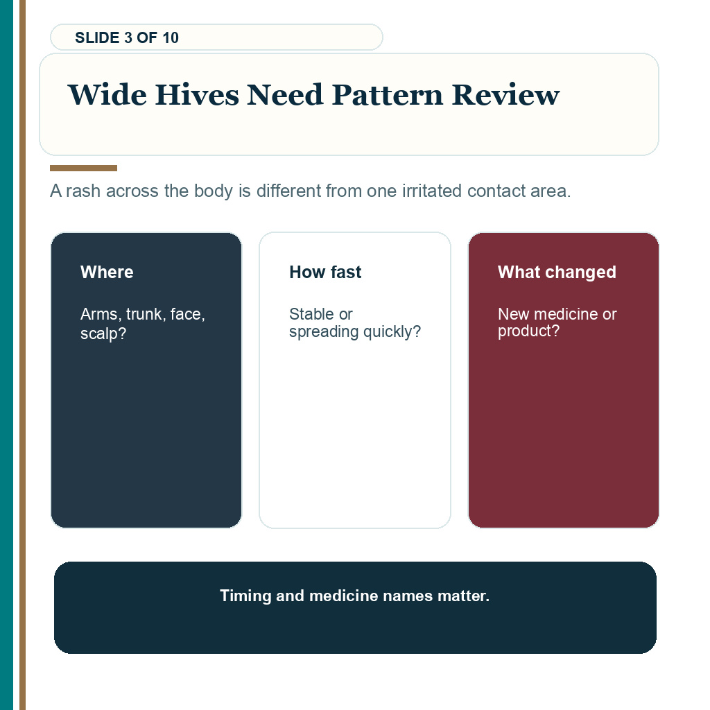 Allergy signs after hair transplant carousel slide 3 about wide hives and pattern review.