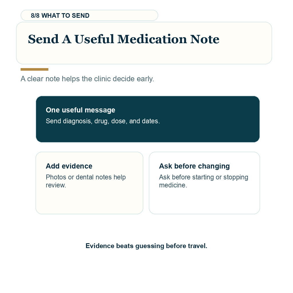 Antibiotics before hair transplant, send a useful medication note.